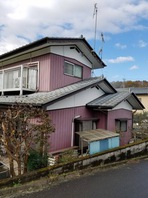 水戸市　　I様邸　　屋根・破風塗装(着工前）