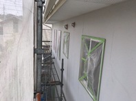 常陸太田市　Ｈ様邸　屋根・外壁塗装（養生）