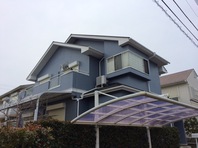 常陸太田市　Ｈ様邸　屋根・外壁塗装（完成）