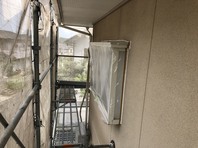 常陸太田市　Ｉ様邸　外壁塗装（養生）