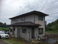 城里町　S様邸　屋根・外壁塗装（着工前）