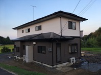 城里町　Ｓ様邸　屋根・外壁塗装（完成）