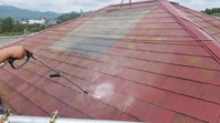 笠間市　Ｍ様邸　屋根塗装（高圧洗浄）