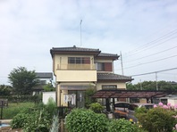 城里町　Ｓ様邸　外壁塗装（着工前）