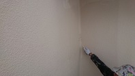 水戸市　M様邸　外壁塗装（上塗り）