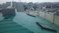 ひたちなか市　Ｆ様邸　屋根塗装（上塗り）