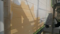 東海村　Ａ様邸　外壁塗装（下塗り・中塗り）