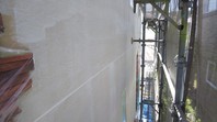 高萩市　Ｔ様邸　外壁塗装（下塗り）