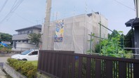 東海村　Ｙ様邸　外壁塗装（架設足場組立）