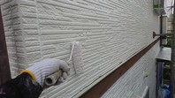 那珂市　Ｋ様邸　外壁塗装（下塗り）