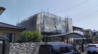 水戸市　Ｔ様邸　外壁塗装（架設足場組立）