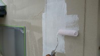 東海村　Ｉ様邸　外壁塗装（下塗り・中塗り・上塗り）