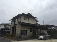 東海村　Ｉ様邸　屋根・外壁塗装（着工前）