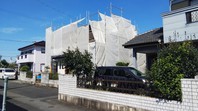 東海村　R様邸　屋根・外壁塗装（架設足場組立）