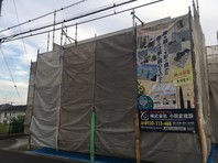 ひたちなか市　Ｎ様邸　屋根・外壁工事（架設足場組立）