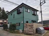 城里町　Ｋ様邸　外壁塗装・屋根カバー工法（完成）