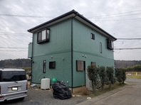 城里町　Ｋ様邸　外壁塗装・屋根カバー工法（完成）