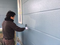 東海村　Ｙ様邸　外壁塗装（上塗り）