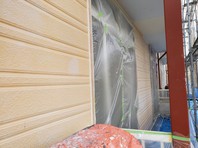宇都宮市　Ｋアパート　外壁塗装（下塗り）